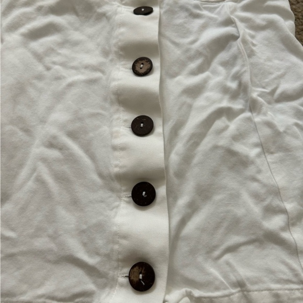 Forever 21 White‎ Button Up Mini Skirt - Picture 7 of 11